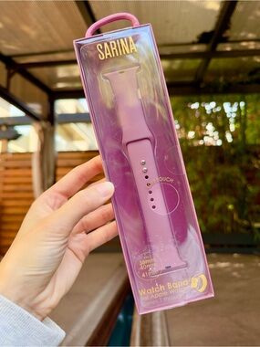 Apple Watch Band Sarina Soft-Touch Silicone - Mauve Pink Purple